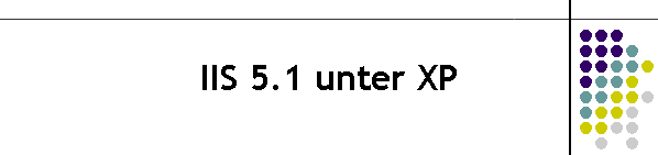IIS 5.1 unter XP